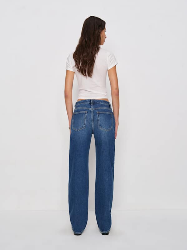 Charlee Low Rise Straight Leg Long Jeans - Maggiore
