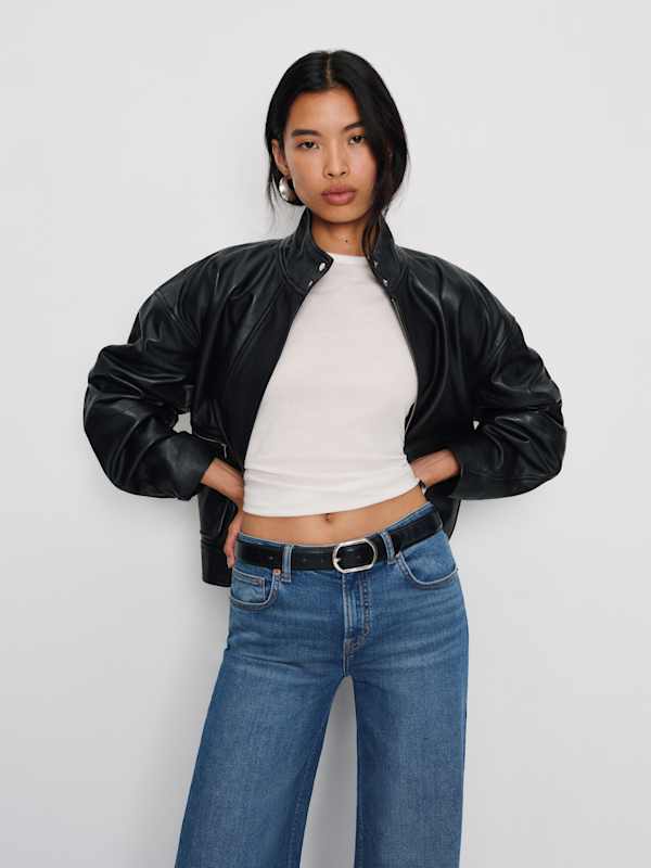 Greta Super Stretch Low Rise Wide Leg Long Jeans - Willamette