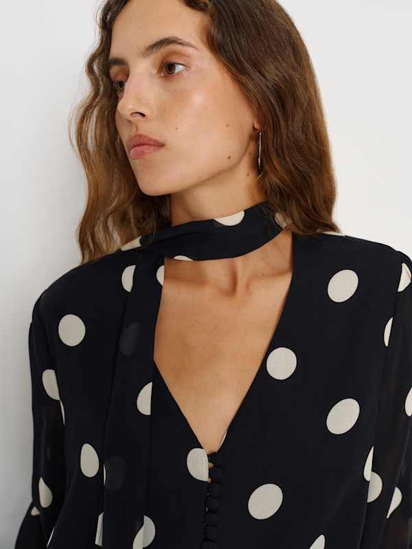 Mads Oversized Top - Moon Dot
