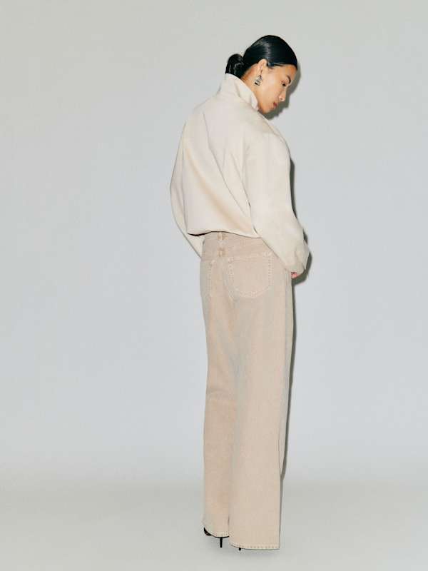 Cary Low Rise Slouchy Wide Leg Long Jeans - Petoskey