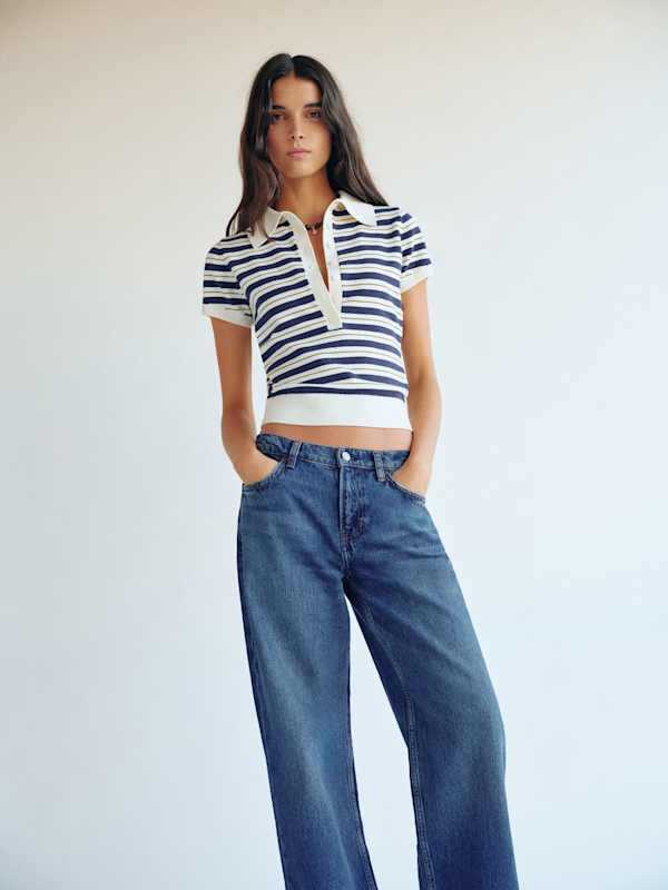 Cary Low Rise Slouchy Wide Leg Short Jeans - Maggiore