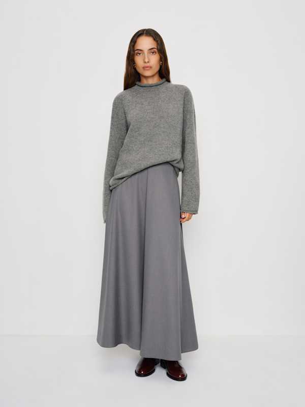 Chamomile Regenerative Wool Sweater - Mid Grey