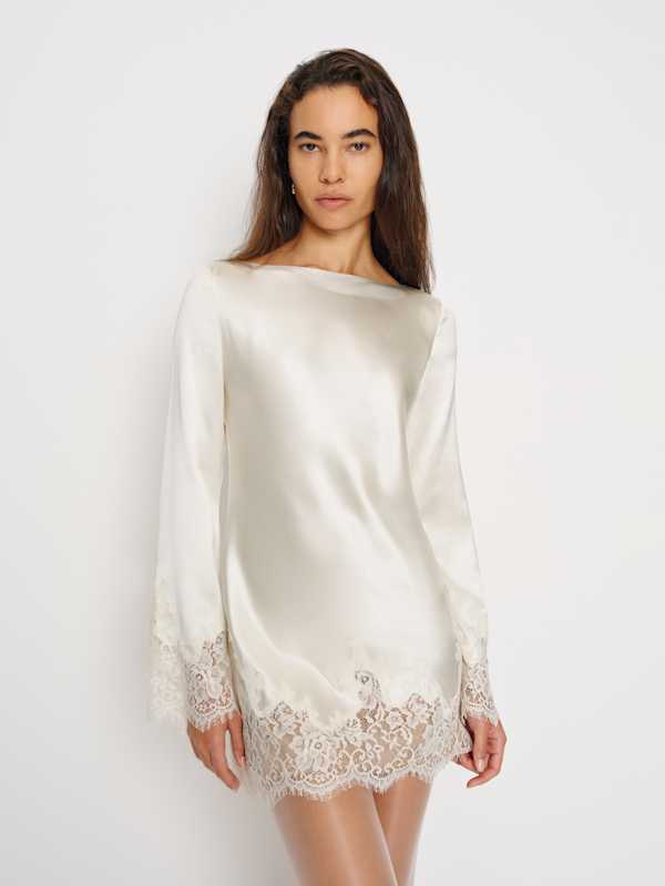 Blanche Dress - Ivory Bridal Silk