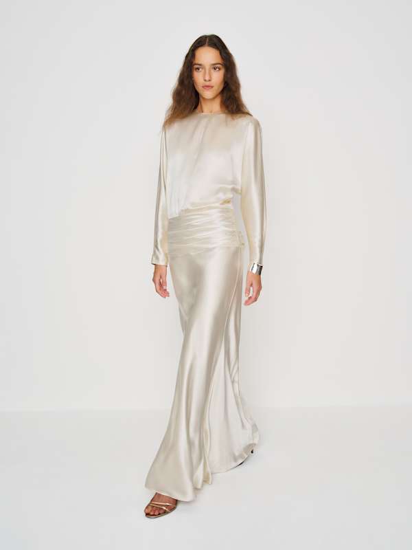 Esmee Silk Dress - Ivory