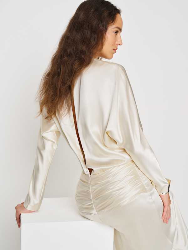 Esmee Silk Dress - Ivory