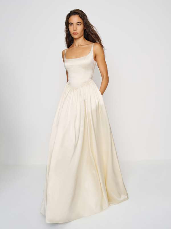 Liz Silk Dress - Ivory