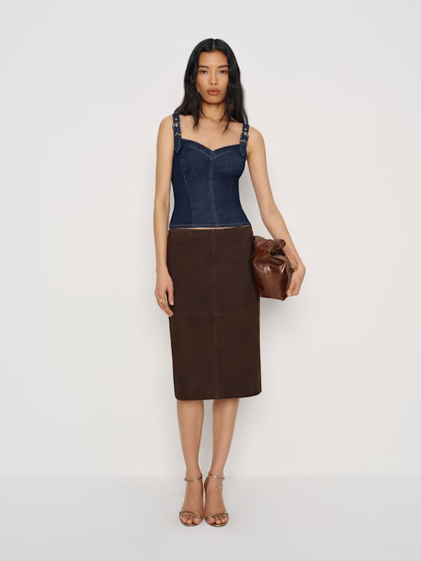 Vickie Denim Top - Prespa