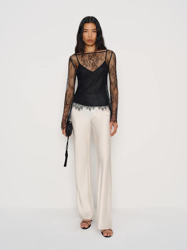 Marlow Top - Black Lace