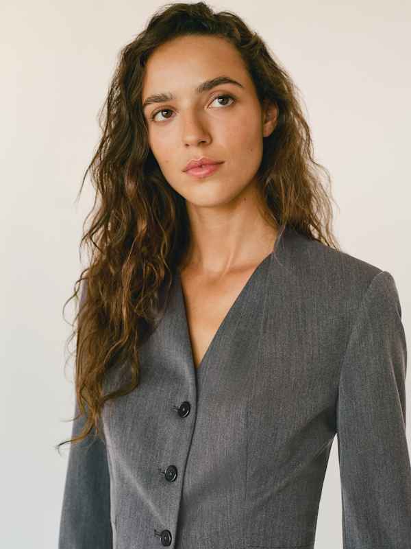 Dasha Blazer - Grey