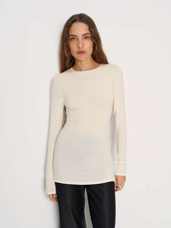 Charli Knit Top - Ivory