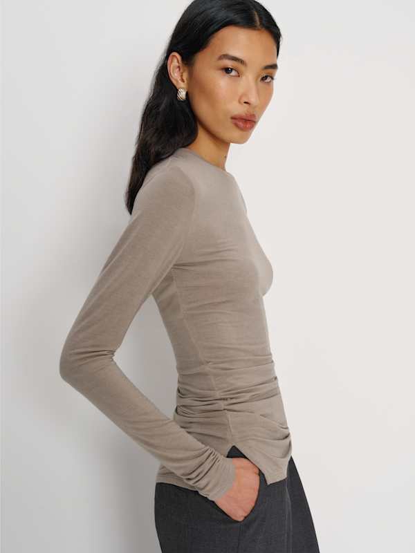 Charli Knit Top - Stone