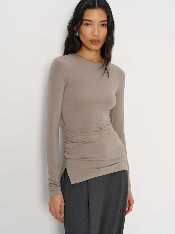 Charli Knit Top - Stone