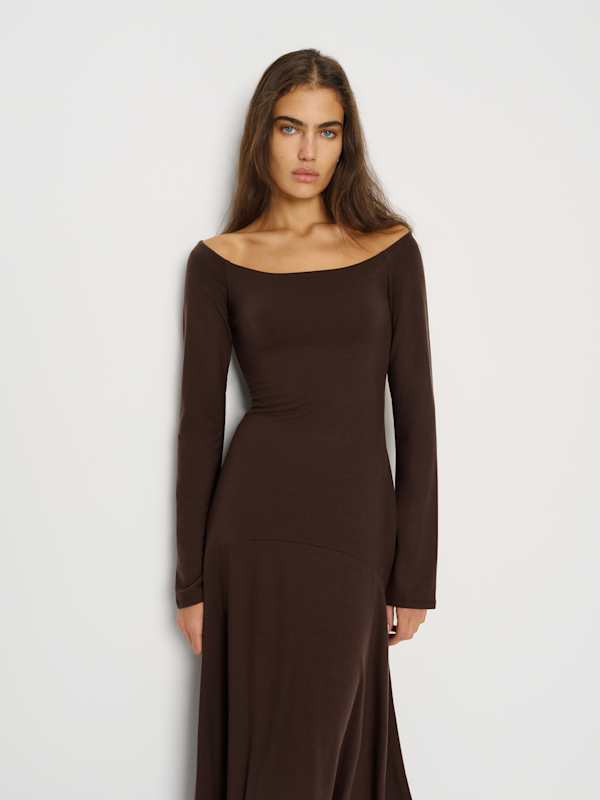 Lucca Knit Dress - Mole