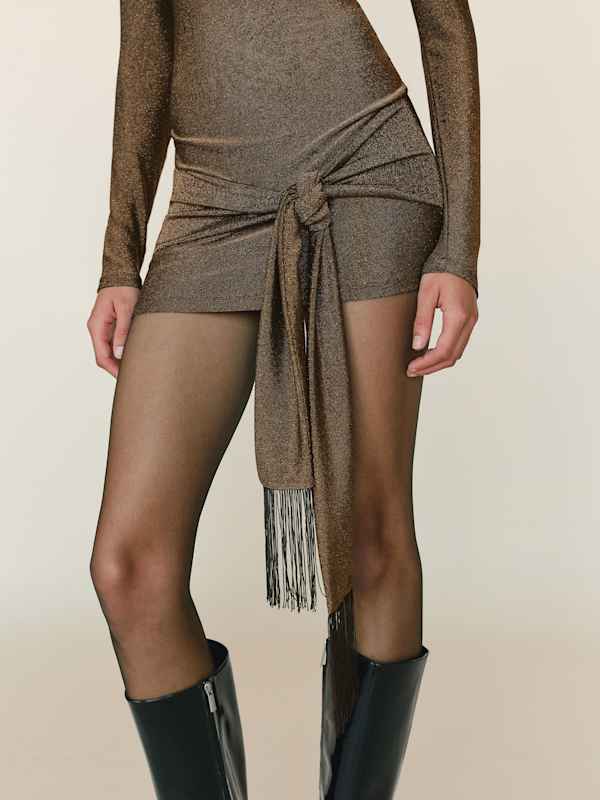 Phoebe Knit Dress - Bronze