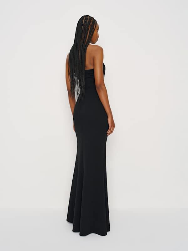 Loom Knit Dress - Black