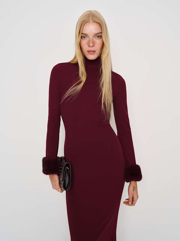 Honey Knit Dress - Chianti