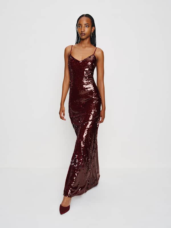 Drizzle Dress - Oxblood