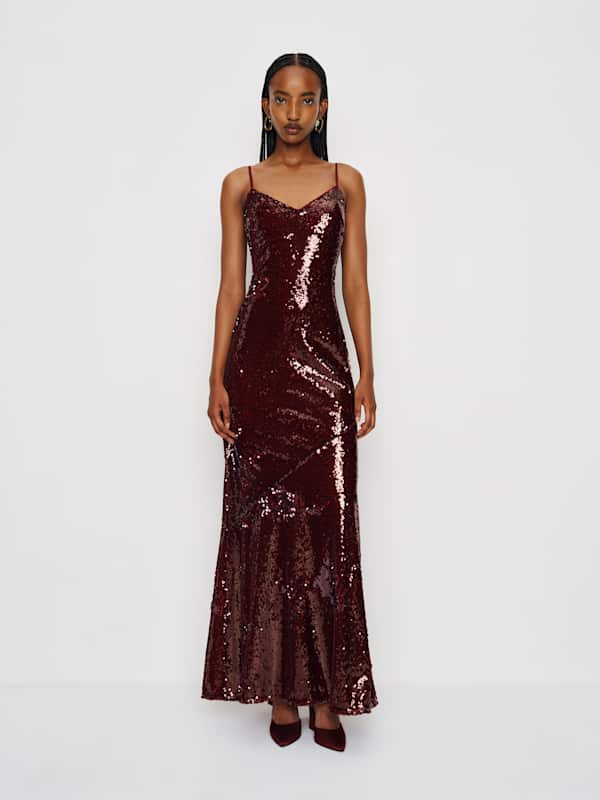 Drizzle Dress - Oxblood