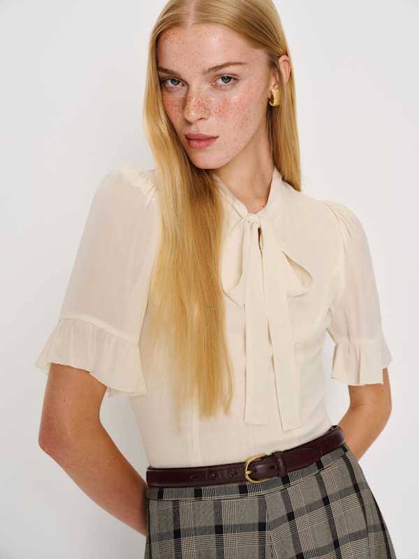 Cloud Egg Blouse - Fior Di Latte