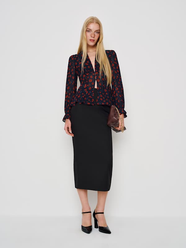 Maple Cream Blouse - Lizzie