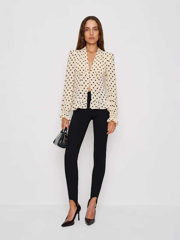 Maple Cream Blouse - Sugar Dot