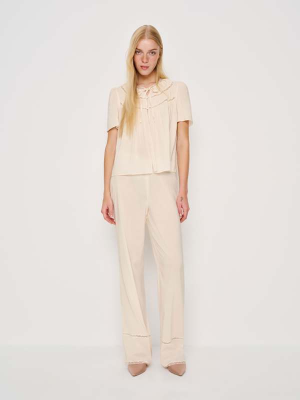 Buttercup Hour Pj Set - Cream