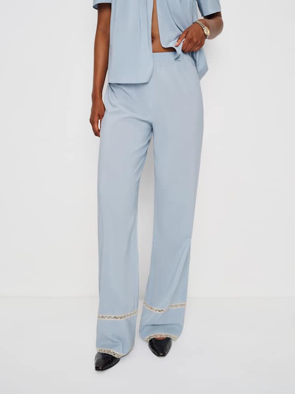 Buttercup Hour Pj Set - Powder Blue