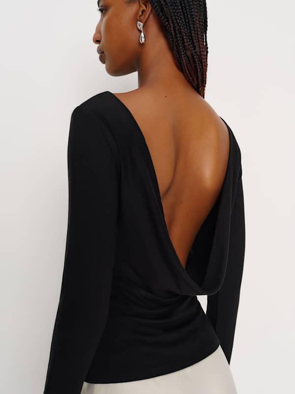 Arden Knit Top - Black