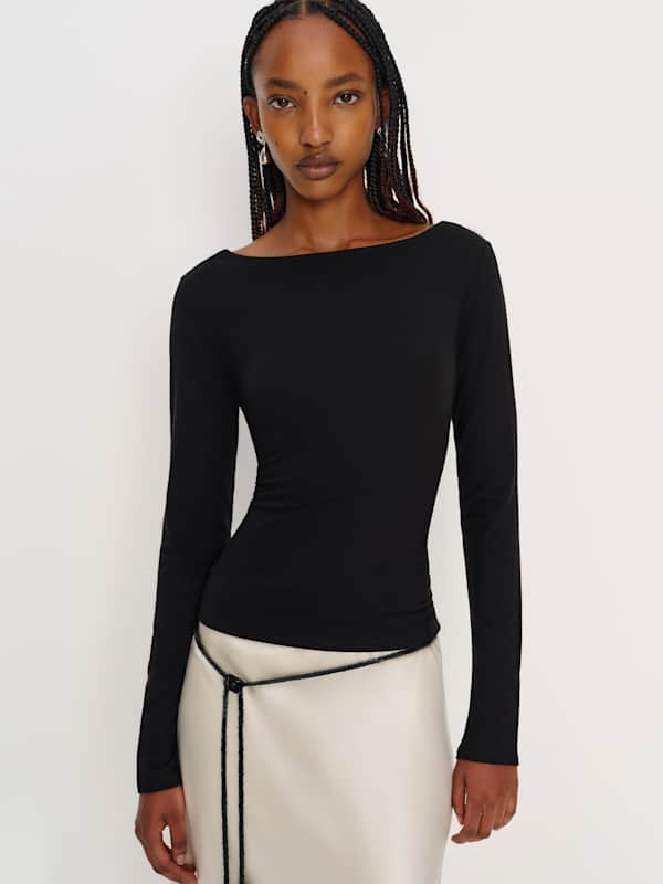 Arden Knit Top - Black