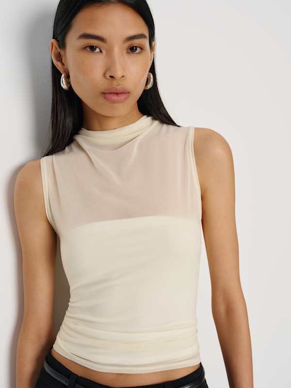 Alaina Knit Top - Ivory