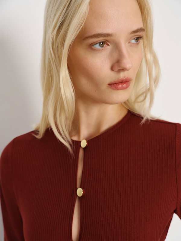 Verne Knit Top - Chianti