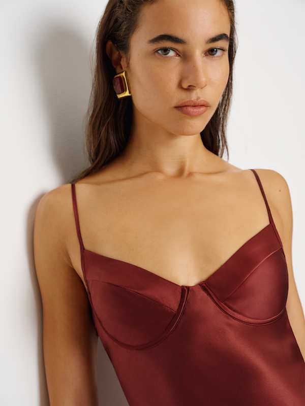 Neva Silk Dress - Romance