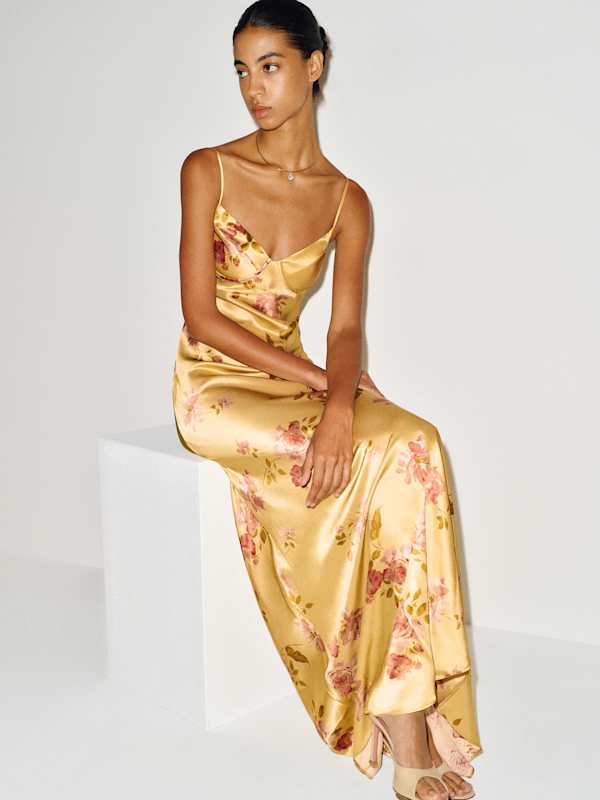 Neva Silk Dress - Sol