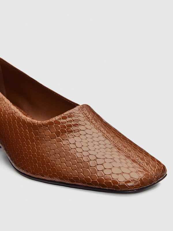 Inez Pump - Cognac Snake