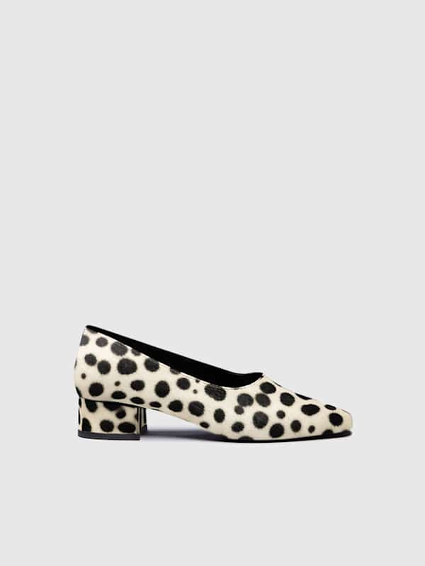 Inez Pump - Dalmatian Haircalf