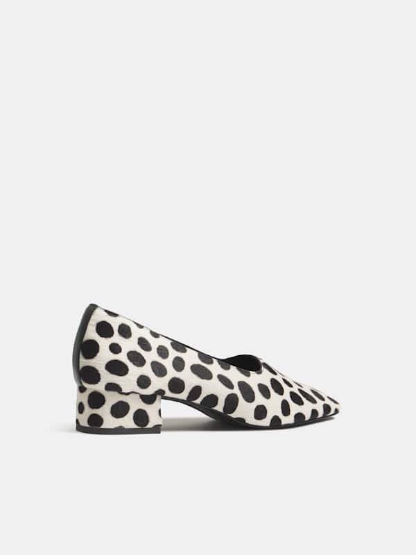 Inez Pump - Dalmatian Haircalf