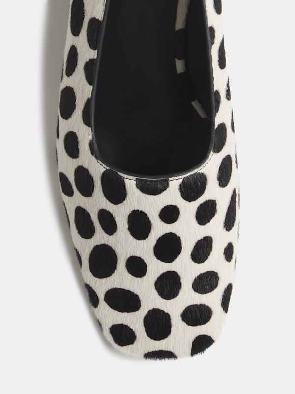 Inez Pump - Dalmatian Haircalf