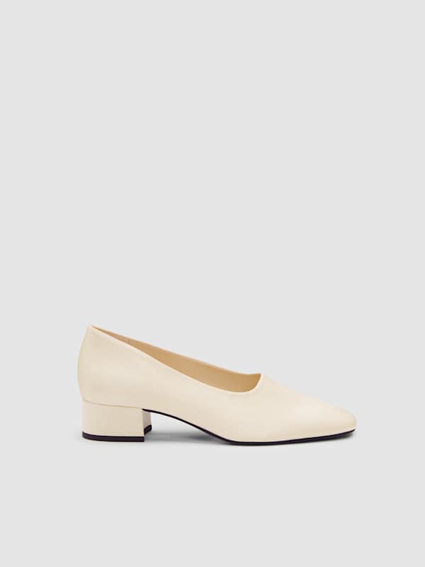 Inez Pump - Sugar Satin
