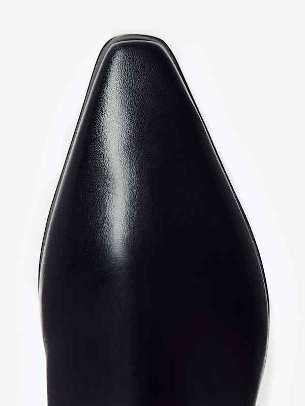 Dominique Ankle Boot - Black Leather