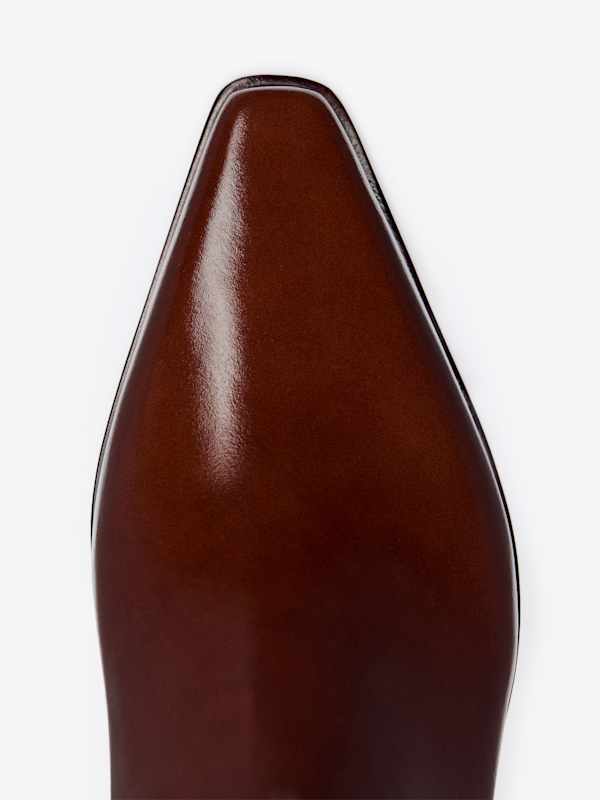 Dominique Ankle Boot - Syrup Leather