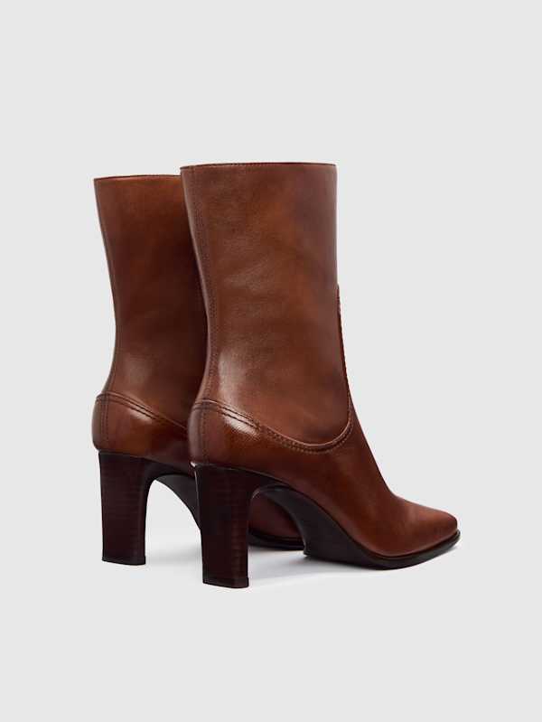 Claudette Ankle Boot - Cavalier Leather