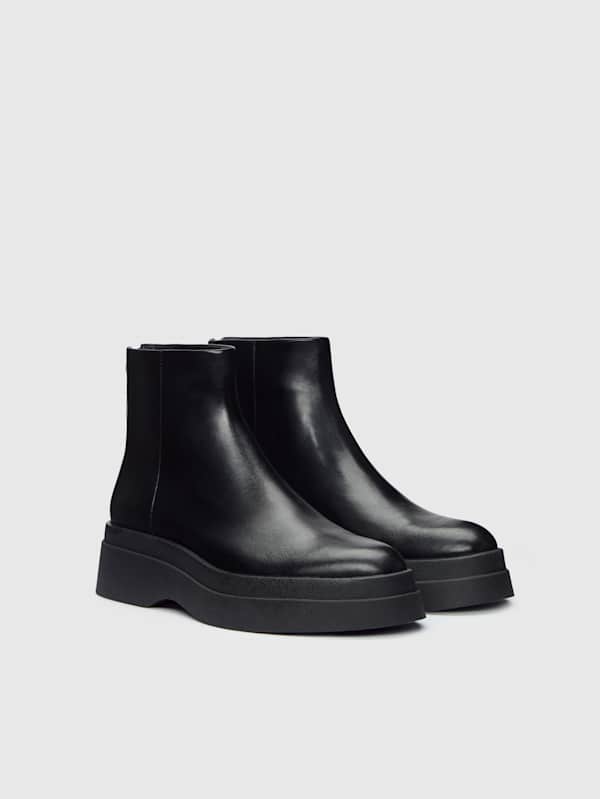 Nadira Ankle Boot - Black Leather