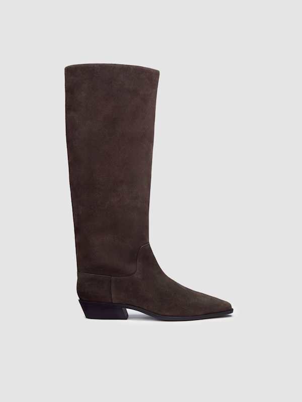 Dominique Knee Boot - Boss Suede