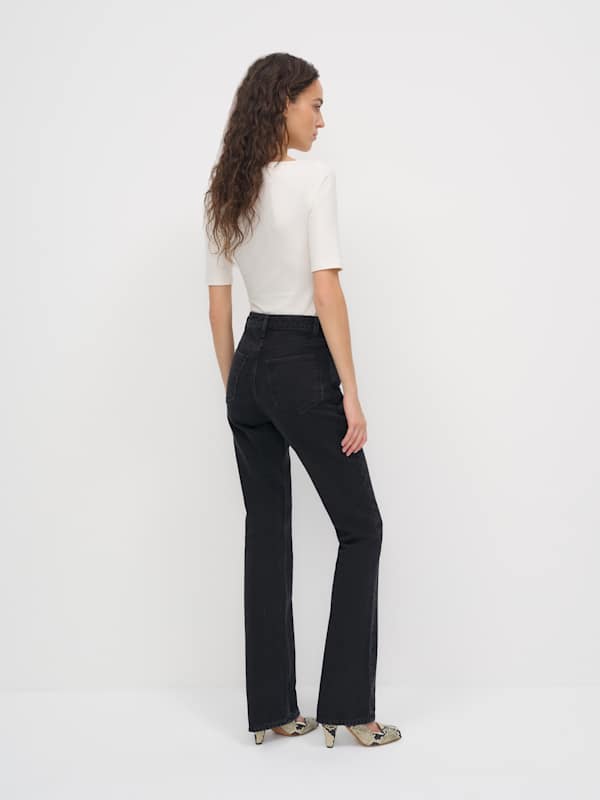 Blair High Rise Baby Bootcut Jeans - Finke