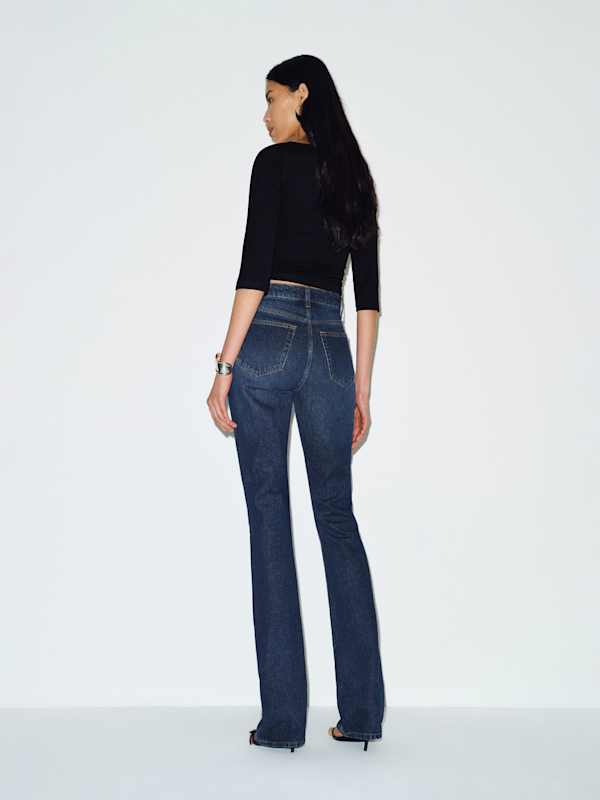 Blair High Rise Baby Bootcut Jeans - Melville