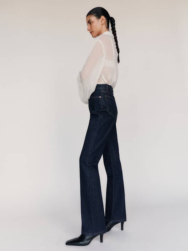 Blair High Rise Baby Bootcut Jeans - Ondine