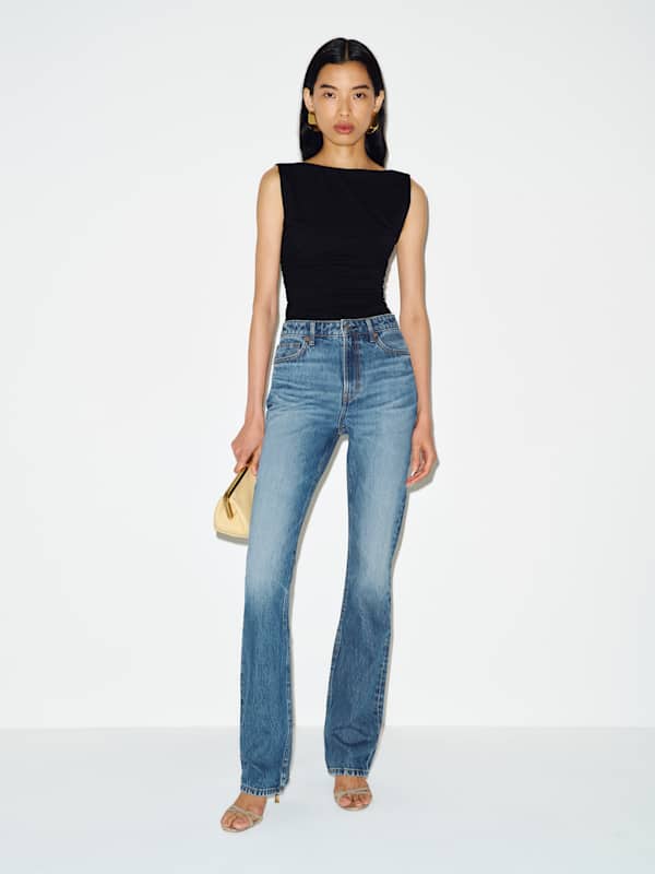 Blair High Rise Baby Bootcut Jeans - Salerno