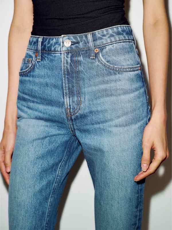 Blair High Rise Baby Bootcut Jeans - Salerno