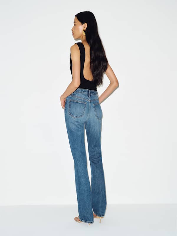 Blair High Rise Baby Bootcut Jeans - Salerno