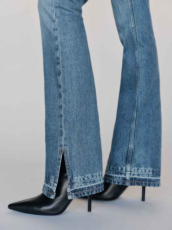 Blair High Rise Baby Bootcut Jeans - Vintage Embree